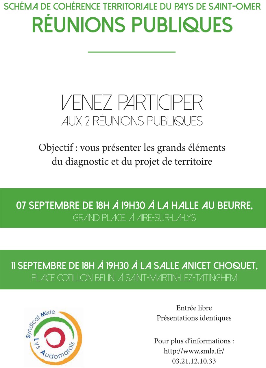 Affiche reunion publique