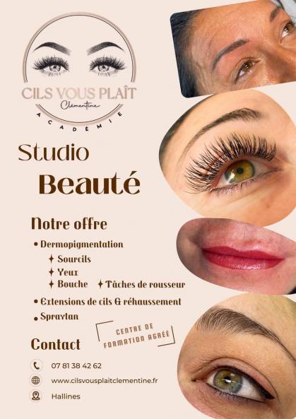 Flyer cils vousplait clementine