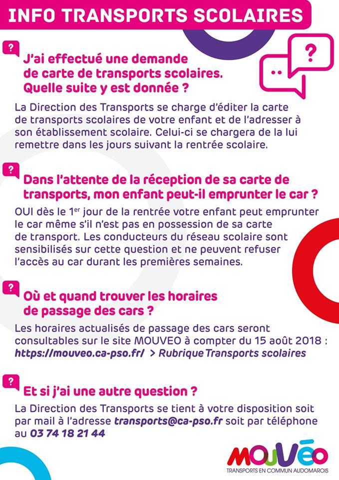 Info transports scolaires 1